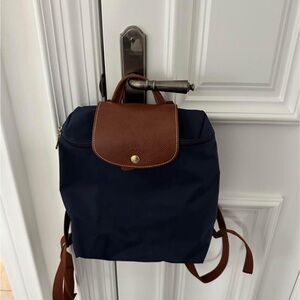 Longchamp Navy Backpack